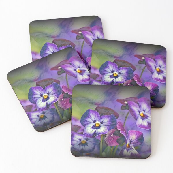 Item preview, Pretty Purple Pansies designed and sold by ReneeKennedy.