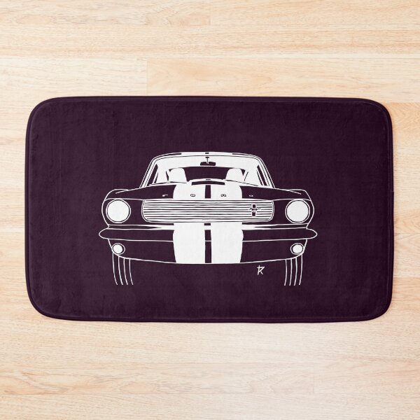 Item preview, Ford Mustang Shelby white lines Melanzane background designed and sold by Cardrawing-Art.