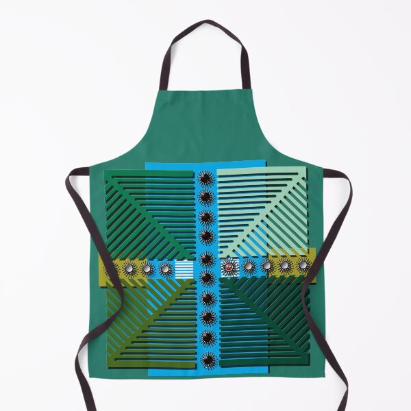 Item preview, Square, corona, grid, smiley, (404) (blue, green, yellow,) decorative, digital, colorful, abstract, designed and sold by Paszkan.