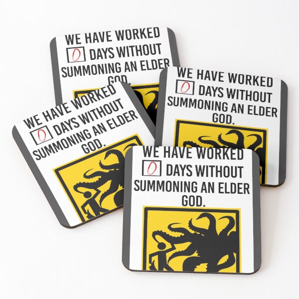 Item preview, Safety First: We Have Worked 0 Days Without Summoning an Elder God  | Gift T-Shirt designed and sold by juliejeanss.