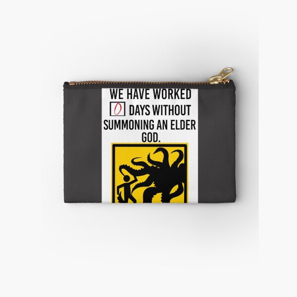 Item preview, Safety First: We Have Worked 0 Days Without Summoning an Elder God  | Gift T-Shirt designed and sold by juliejeanss.