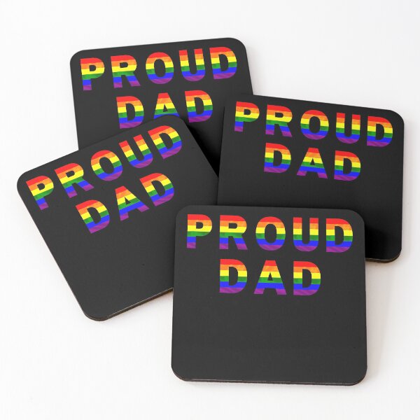 Item preview, Proud dad lgbtq+ designed and sold by AllPrintsAndArt.