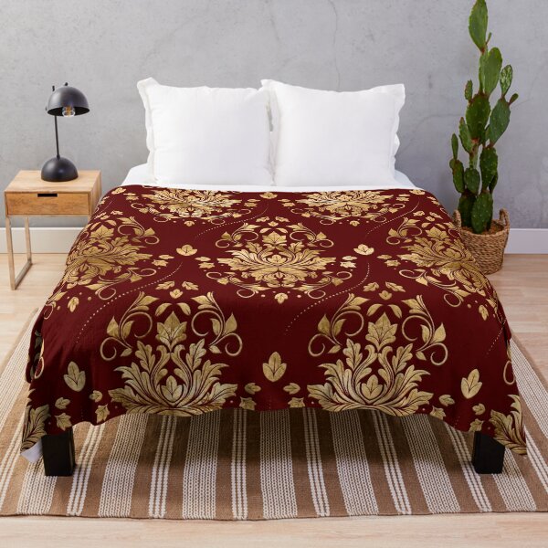 Fairfield Square Collection Paris Gold 8 Piece. Reversible Queen Comforter Set