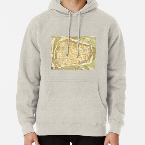 Vintage Map of Vienna Austria (1547) Pullover Hoodie