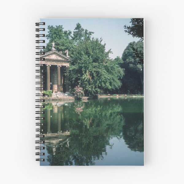 Item preview, Temple reflected in Pool Borghese Gardens Rome Italy 19840724 0007M  designed and sold by Fred Mitchell.