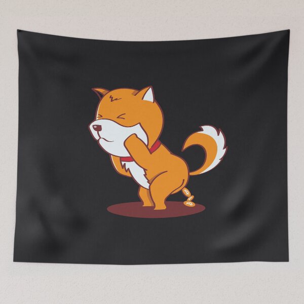 Item preview, Dogecoin laughs at bitcoing designed and sold by apicon.