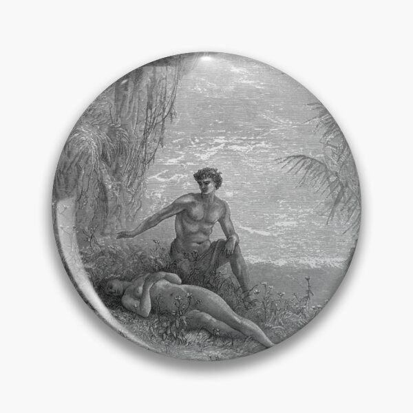 Artikelvorschau, Adam und Eva - Gustave Dore entworfen und verkauft von JDesigningMO.