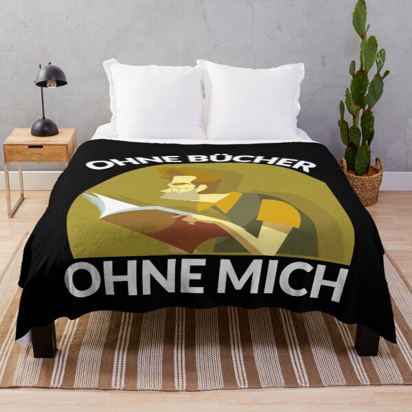 Artikelvorschau, OHNE BÜCHER OHNE MICH entworfen und verkauft von Spirit-Designs.