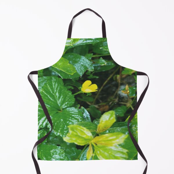 Item preview, YELLOW FLOWER GREEN LEAVES designed and sold by RetroPlaceee.