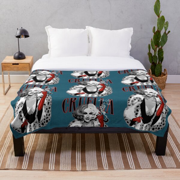 Mooella De Vil Throw Blanket