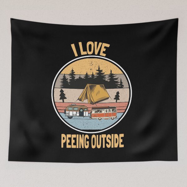 Item preview, I Love Peeing Outside Pee Design Hiking Walking in Nature Design-Sarcastic Saying Gift For Boyfriend designed and sold by Rassitni.