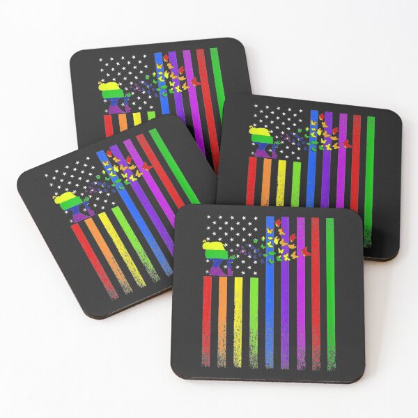 Item preview, Womens LGBTQ Mom Butterfly Vintage Rainbow Flag designed and sold by vlilliesnx.