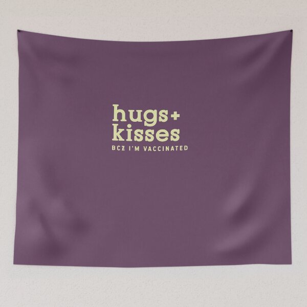 Item preview, Hugs + Kisses Bcz I'm Vaccinates designed and sold by glee1111.