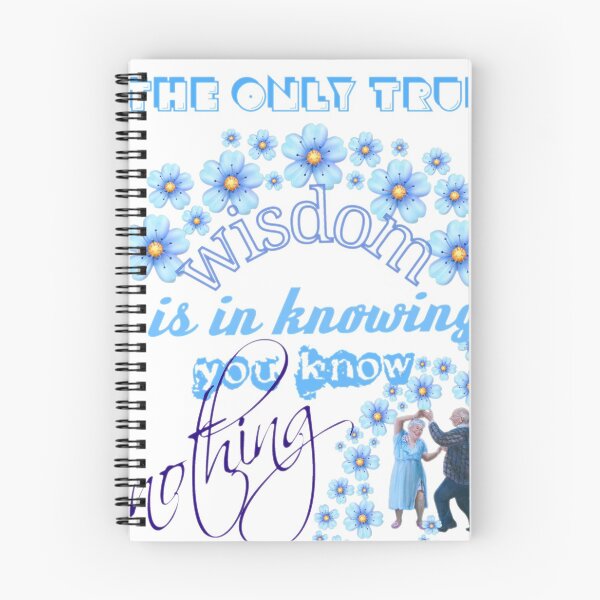 Item preview, The only true wisdom is in knowing you know nothing designed and sold by BLISS-SV.