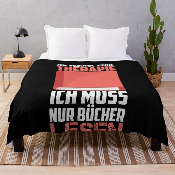 Item preview, ICH BRAUCHE KEINE THERAPIE ICH MUSS BUeCHER LESEN designed and sold by Spirit-Designs.