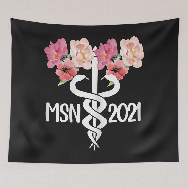 Item preview, Womens MSN 2021 Caduceus  Master Of Science In Nursing Student designed and sold by vlilliesnx.