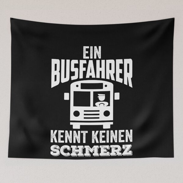 Artikelvorschau, EIN BUSFAHRER KENNT KEINEN SCHMERZ entworfen und verkauft von Spirit-Designs.