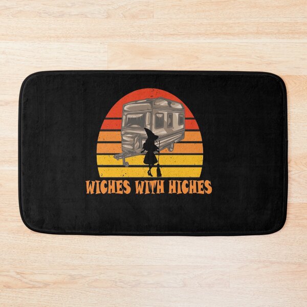 Item preview, Womens Witches With Hitches T Shirt RV Camping Costume Idea Nature Design- Vintage Sunset HalloweenGift For Girlfriend designed and sold by Rassitni.