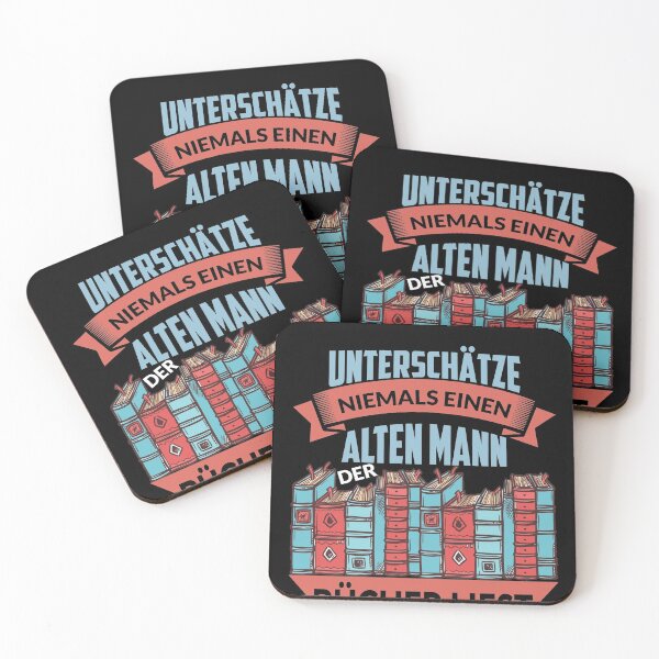 Item preview, UNTERSCHAeTZE NIEMALS EINEN ALTEN MANN BUeCHER designed and sold by Spirit-Designs.