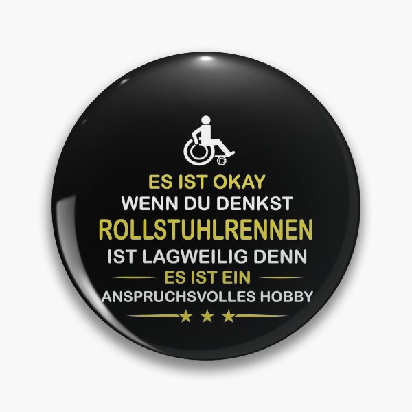 Artikelvorschau, WENN DU DENKST ROLLSTUHLRENNEN IST LAGWEILIG entworfen und verkauft von Spirit-Designs.