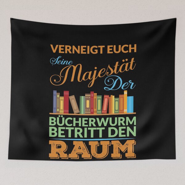 Item preview, DER BUeCHERWURM BETRITT DEN RAUM designed and sold by Spirit-Designs.