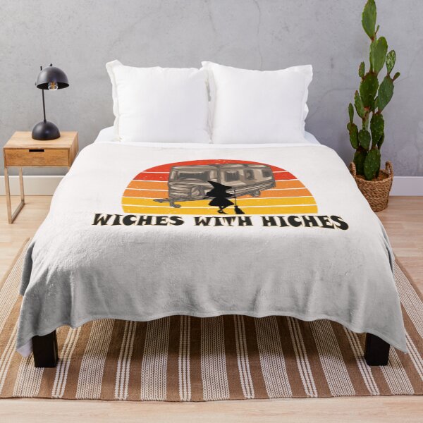 Item preview, Womens Witches With Hitches T Shirt RV Camping Costume Idea Nature Design- Vintage Sunset HalloweenGift For Girlfriend designed and sold by Rassitni.