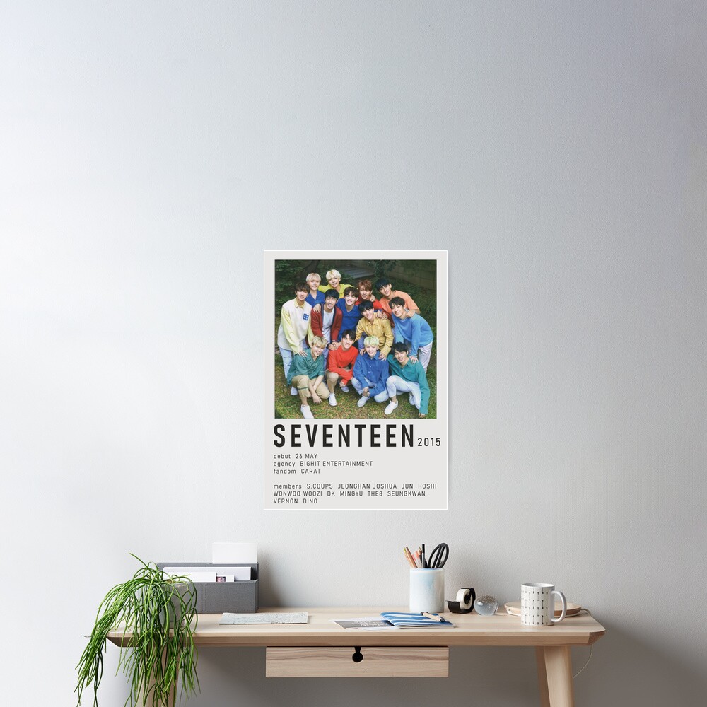 Seventeen Alternate minimalist poster