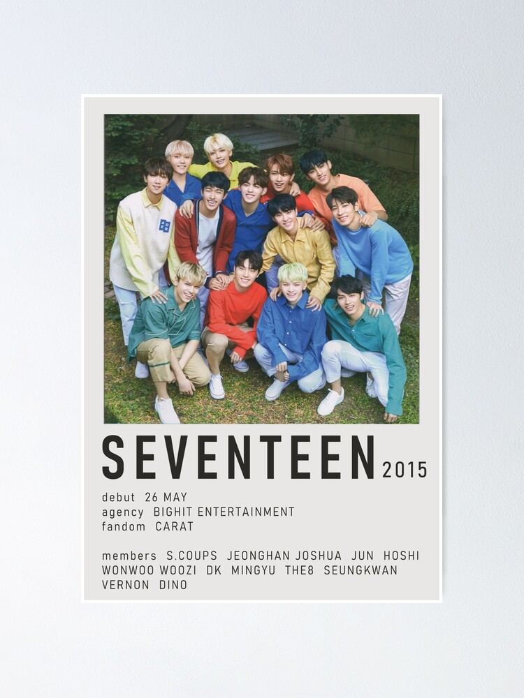 Seventeen Alternate minimalist poster