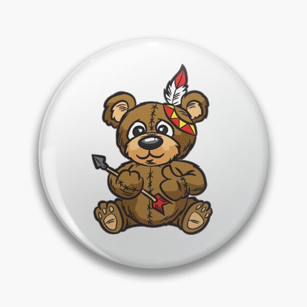 Item preview, Indian Teddy Bear with Jewelry and Arrow designed and sold by Moonpie90.