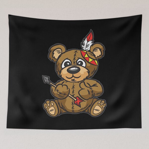 Item preview, Indian Teddy Bear with Jewelry and Arrow designed and sold by Moonpie90.