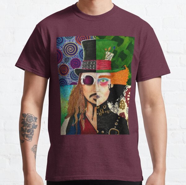 Johnny Depp Character Collage Classic T-Shirt