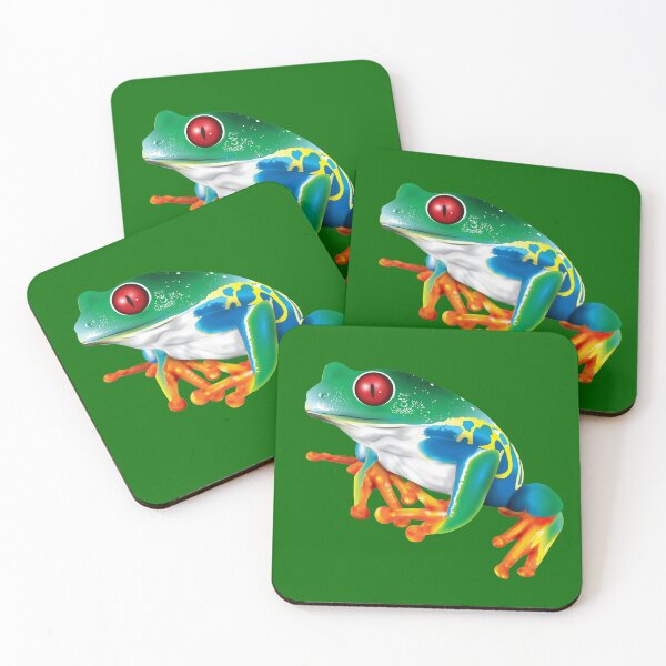 Item preview, Green colourful frog no background designed and sold by SueKnox.