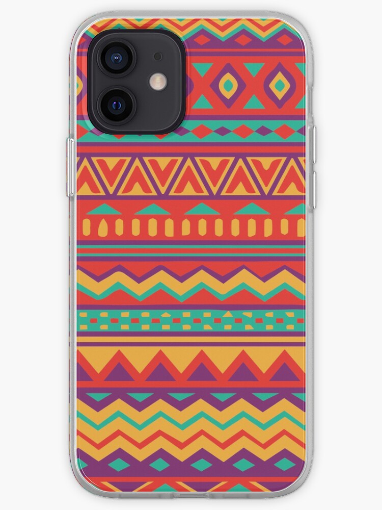 Aztekisches Muster Iphone Hulle Cover Von Stephanielauren Redbubble