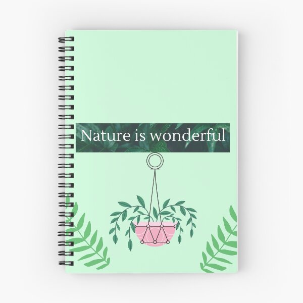 Item preview, Nature Is Wonderful Plant Design designed and sold by TheCosyCorner.
