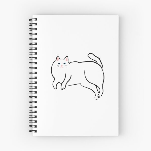 Item preview, Furry White cat  designed and sold by PaikAmoo.