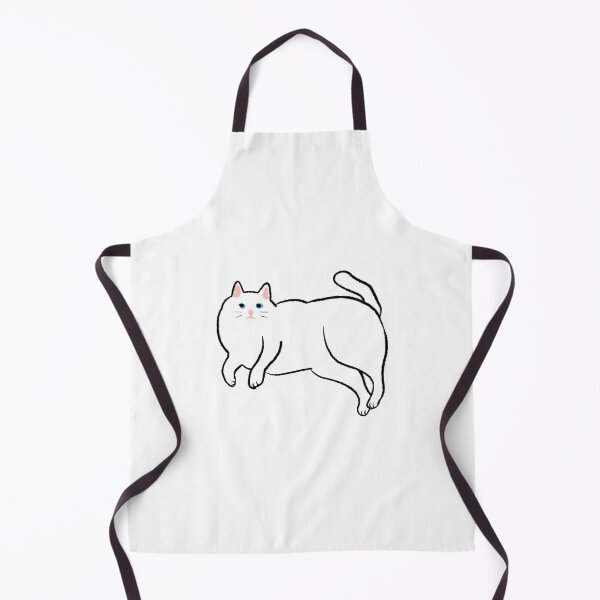 Item preview, Furry White cat designed and sold by PaikAmoo.