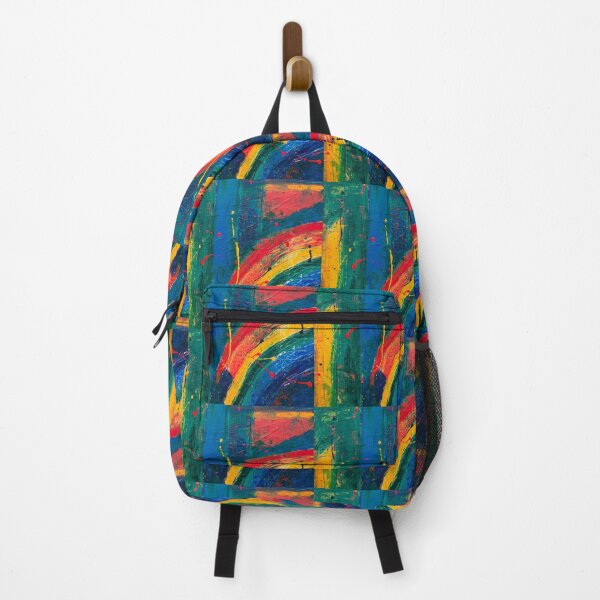 Item preview, Rainbow abstract painting designed and sold by EgoPolis.