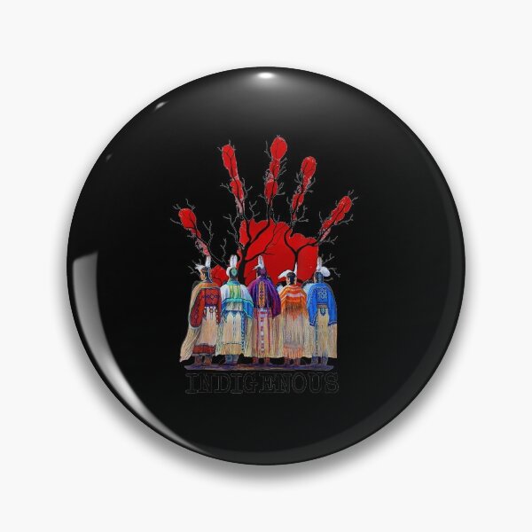 Item preview, Native American Indigenous Red Hand Women Gifts designed and sold by phoebealfred7.