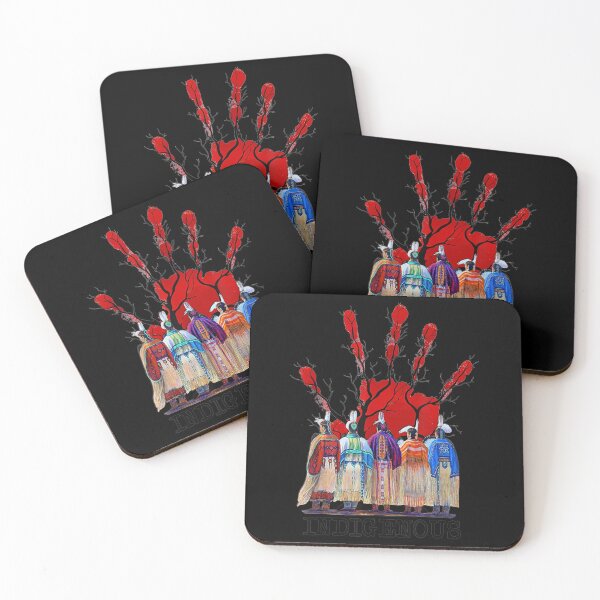 Item preview, Native American Indigenous Red Hand Women Gifts designed and sold by phoebealfred7.