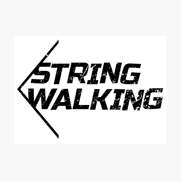 "Archery Barebow, String Walking, String walker, Archer logo