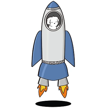 Artwork thumbnail, BLUE ROCKET by mapib