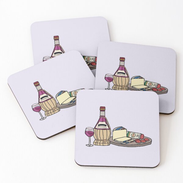 Item preview, Cute Cheese, Salami and Wine designed and sold by DanandDee.