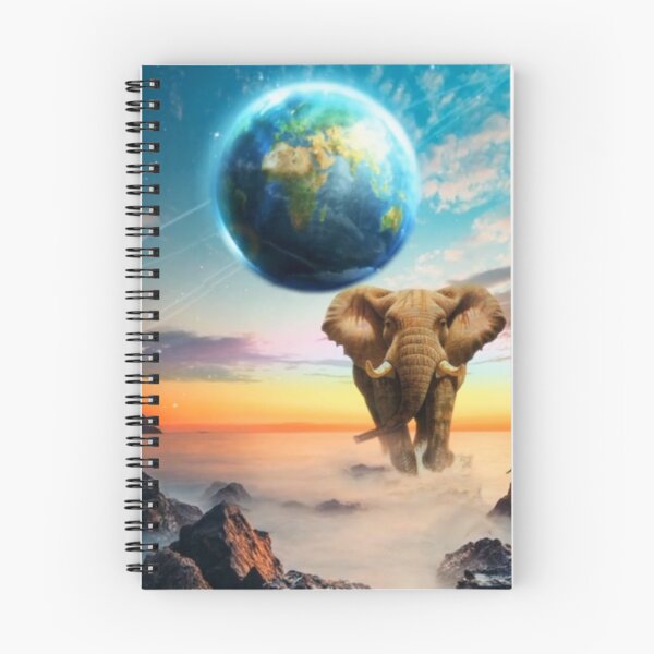 Item preview, Elephant with fantasy from another planet designed and sold by merakipinoy.