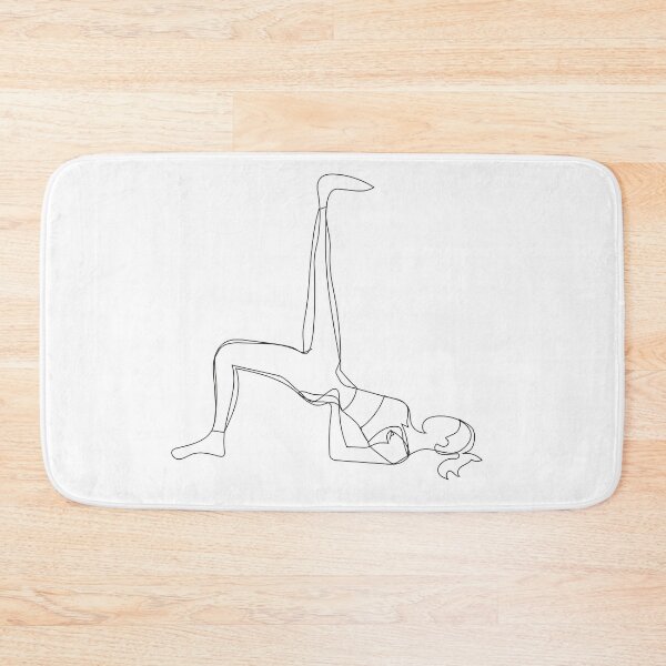 Item preview, Yoga girl lineart designed and sold by Adluska.