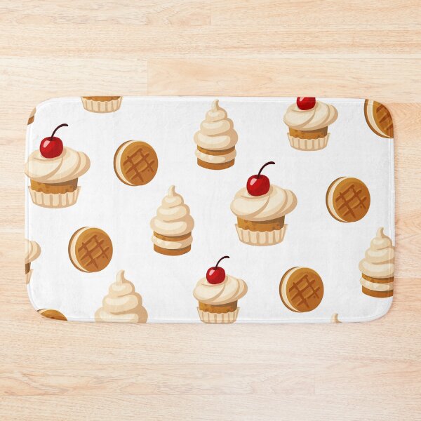Item preview, Sweet cake with cream and cherry and cookies designed and sold by AnnaRuz.