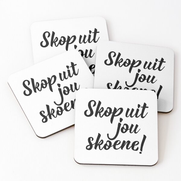 Item preview, Skop uit jou skoene. Kick off your shoes - Afrikaans text. Lettering.  designed and sold by pidzam4e.