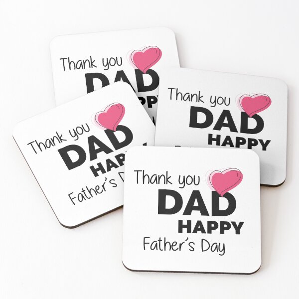 Item preview, Thank you Dad Happy Fathers Day designed and sold by Rakuten Mallor.