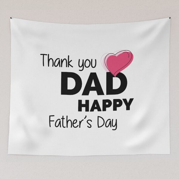 Item preview, Thank you Dad Happy Fathers Day designed and sold by Rakuten Mallor.