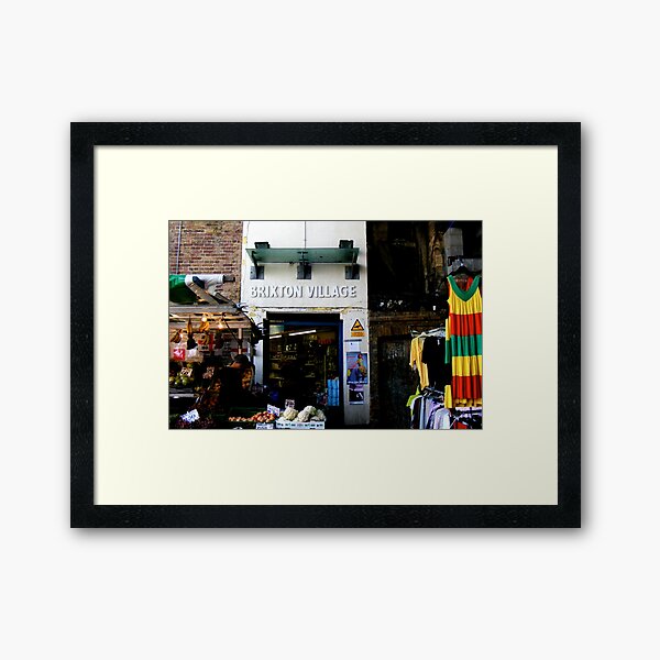 Brixton Village Entrance Framed Art Print