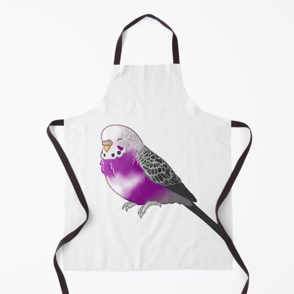 Item preview, Ace Pride Budgie designed and sold by AdoraBirdArt.